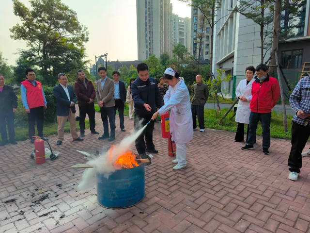 仓山区国德老年康养中心开展2023年度消防演练
