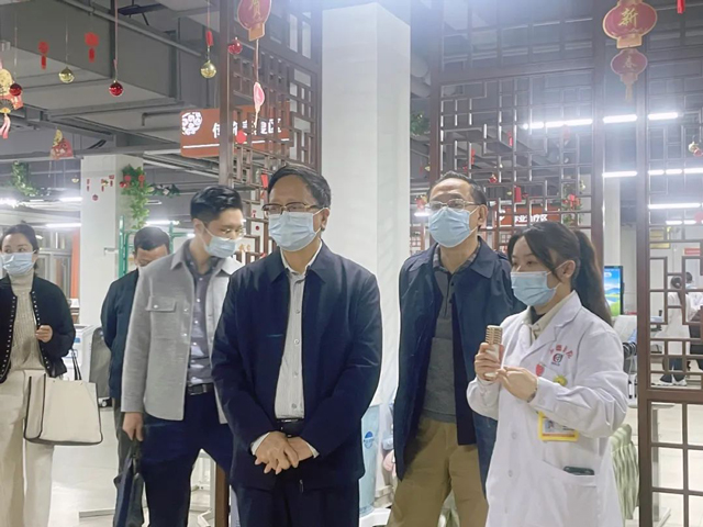 福建省老年事业促进会专家委员会主任委员苏增添莅临国德康养参观指导工作