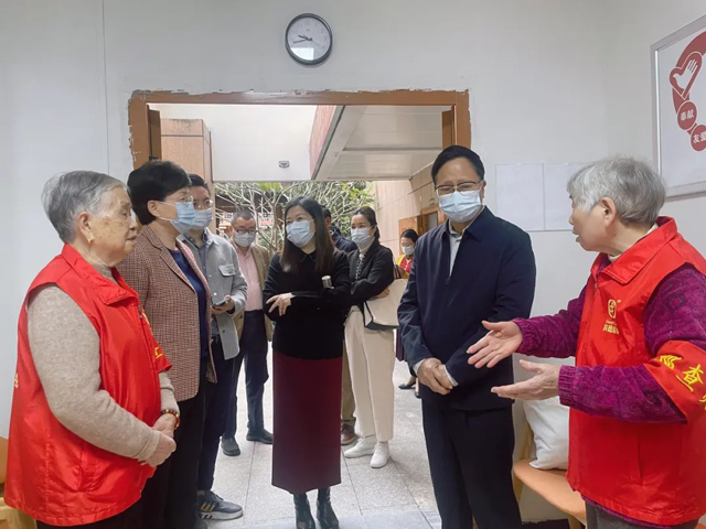 福建省老年事业促进会专家委员会主任委员苏增添莅临国德康养参观指导工作
