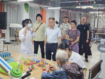 闽清县民政局一行莅临福州市国德老年康养中心参观调研