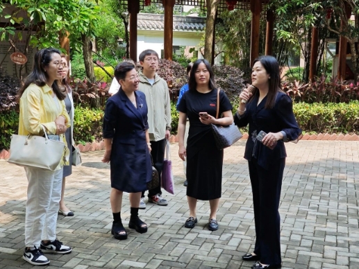 闽江师范高等专科学校医护学院考察团一行莅临福州市国德老年康养中心参观调研