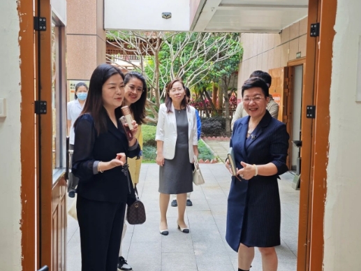 闽江师范高等专科学校医护学院考察团一行莅临福州市国德老年康养中心参观调研