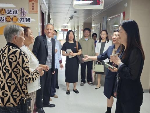 闽江师范高等专科学校医护学院考察团一行莅临福州市国德老年康养中心参观调研