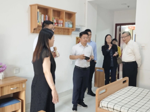 建信住租调研团莅临福州市国德老年康养中心参观交流